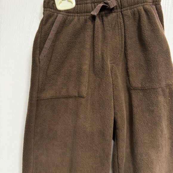 Boys Brown Fleece Pants - Picture 2 of 6